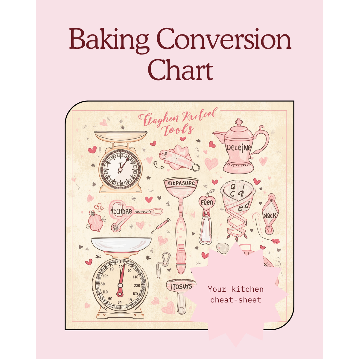 Baking Conversion Chart — Pretty Perfect Pastries
