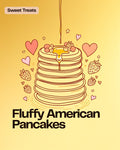 Ariana's Fluffy American Pancakes Recipe - Instant Download